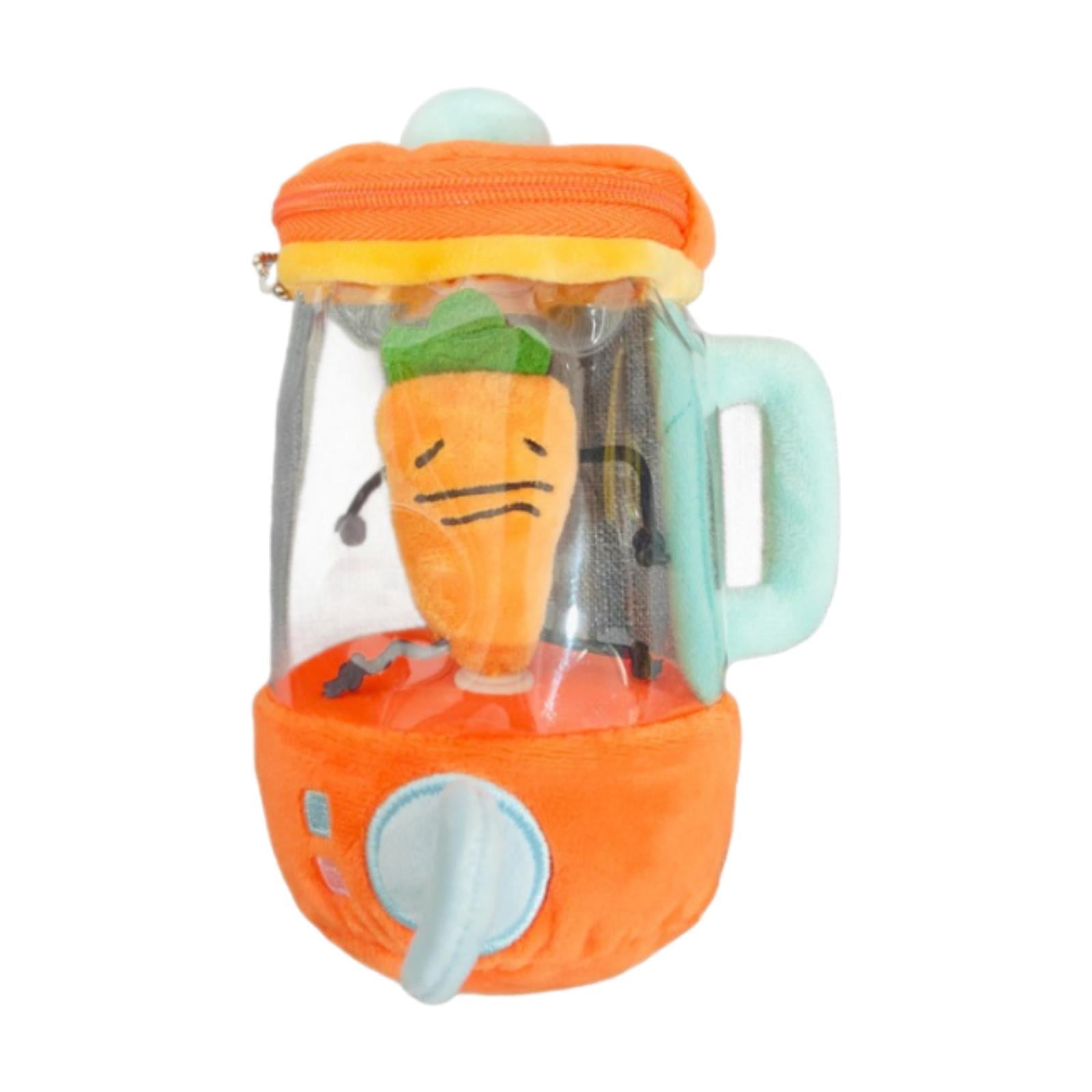 Magideal - Exprimidor De Zanahoria De Peluche, Lindo, Portátil, Novedoso, Juguete De Peluche De Verduras, Juguete De Zanahoria De Peluche Suave Para Niños, Niños