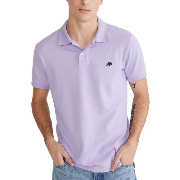 Polo AEROPOSTALE Aero A87 Solid Piqué Lavanda para hombre