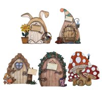 Magideal - 5 Piezas De Cuento De Hadas Jardín Arte De Decoración Al Aire Libre Accesorios Para Árboles Decoración De Cuentos De Hadas De Hada Jardín Escultura De