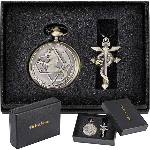 Nostalgia Movie Theme Design Alloy Quartz Pocket Watch