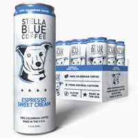Café Stella Blue Espresso Latte Con Crema Dulce 325 Ml Paquete De 12