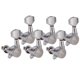 thumbnail image 5 of Clavijas De Afinación De Cuerdas De Guitarra De 6 Piezas, Clavijas De Cabezales De Máquina De Afinador 6L Plata, 5 of 5