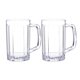thumbnail image 1 of Xiao Hua Taza de Cerveza Congelada de 680 Ml con Asa, Juego de 2 Piezas, Taza de Cerveza Grande Transparente, Usada para Preparar Té y Beber Café, Taza de Cerveza de Acrílico, el Mejor Regalo para, 1 of 4