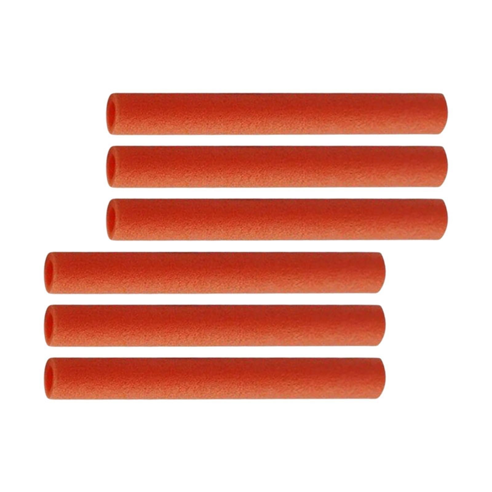 Ioensy - 6 Uds Fundas De Espuma De Poste De Trampolín Para Niños Accesorios De Trampolín Tubo Naranja