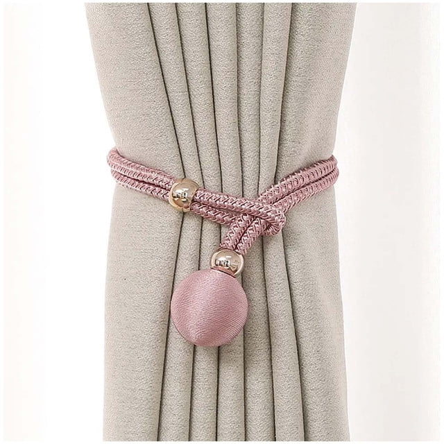 Wyj Hogar - Pack De 02 Sujetadores - Abrazaderas Magneticas Para Cortinas Md09