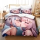 thumbnail image 1 of Kawaii Pipkin Pippa Bedding Set Single Twin Full Size Bed Set Adult Kid Bedroom Duvet cover Sets Anime Bed Sheet Set Bed Sheets, 1 of 5