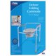 thumbnail image 2 of Cómoda plegable Carex Health Brands Deluxe de acero azul/gris, 2 of 2