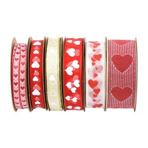 Bothyi - Cintas Decorativas Para El Día De San Valentín, 6 Uds., Cinta De Costura Para Ramo De Boda, Cumpleaños