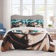 thumbnail image 1 of Dra-gon Ball Bedding Sets Cartoon Duvet Cover Lightweight 3 Piece Bet Sets for Kids Boys Girls, 1 of 5