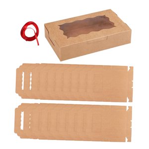 Magideal - 20 Cajas De Panadería Decorativas Para Regalo De Panadería, Ideales Para La Cocina Y El Hogar En Vacaciones.