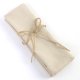 thumbnail image 1 of Xiao Hua Servilletas de tela, paquete de 4, 30 x 30 cm, servilletas de algodón beige para la mesa, lavables, reutilizables (no incluye cuerda de algodón)., 1 of 3