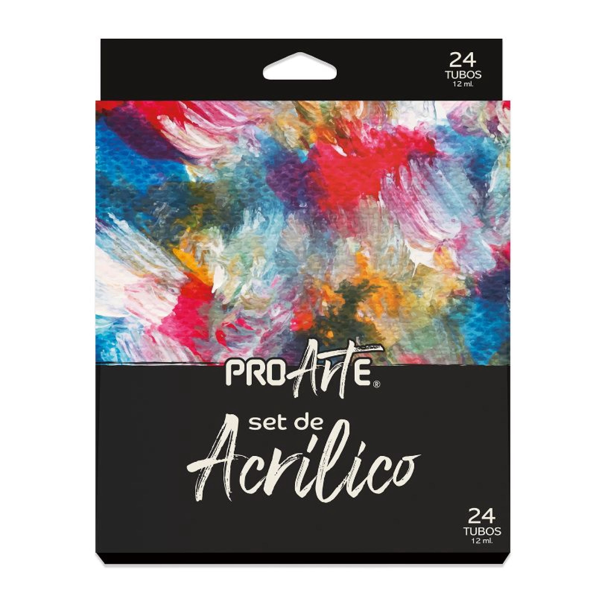 Pinturas Acrílicas Tubo 24 Colores Proarte