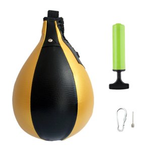 Ioensy - Saco De Velocidad De Boxeo Saco De Boxeo Colgante Speedball Fitness Fighting Black Gold