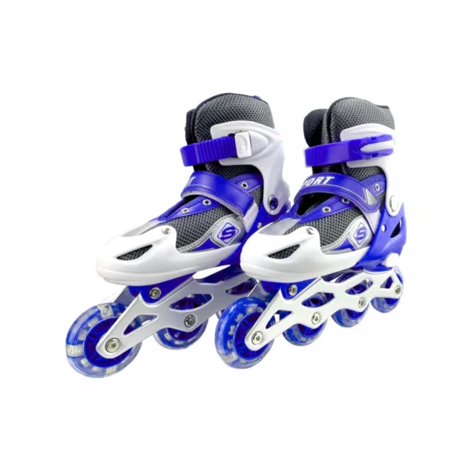Importclick - Patines Roller Línea Juveniles Ajustable Azul S