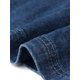 thumbnail image 5 of Agnes Orinda Women's Plus Size Escuela Colegio Peto Corto de Mezclilla con Tirantes Ajustables Monos Recortados con Bolsillo 1X Azul Oscuro, 5 of 8