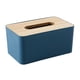 thumbnail image 1 of Caja de pañuelos de madera sencilla para el hogar, caja de almacenamiento de pañuelos de escritorio para sala de estar, 1 of 5