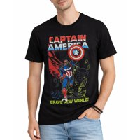 Remera Marvel Avengers Capitán América Para Hombre Talle Grande
