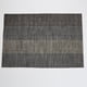 thumbnail image 1 of XmhyTop Juego de 6 Manteletes Individuales para Mesa, Hechos de PVC Resistente, Antideslizantes y Termorresistentes, Ideal para Hogares, Restaurantes y Cocinas, Estilo E, 45*30cm, Negro, 1 of 3