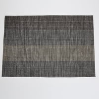 Xmhytop Juego De 6 Manteletes Individuales Para Mesa, Hechos De Pvc Resistente, Antideslizantes Y Termorresistentes, Ideal Para Hogares, Restaurantes Y Cocinas, Estilo E, 45*30Cm, Negro