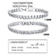 thumbnail image 3 of Pulseras de acero inoxidable para hombre y niño, 2 piezas, cadena de eslabones, 19 cm, 3 of 6