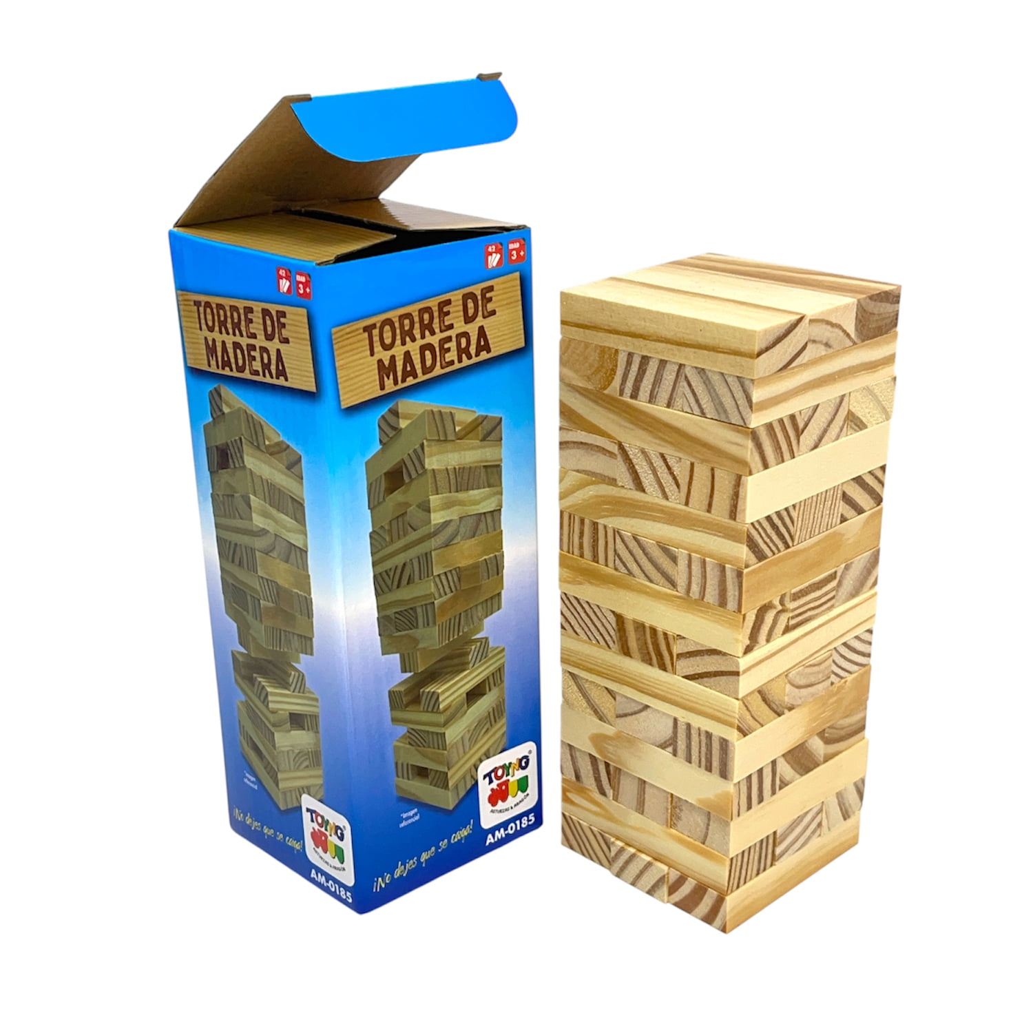 Juego De Mesa Torre Madera Chica - Toyng