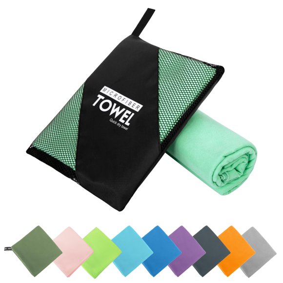 Toalla de viaje ZIUDBOC de microfibra secado rápido 30x60 cm