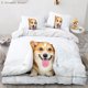 thumbnail image 1 of Shiba Inu Dog Bedding Set Animal Dogs Duvet Cover Double Bed Sets For Kids Boys Decor Home Custom Bed Linen, 1 of 5