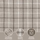 thumbnail image 2 of Cortina Madison Park Anaheim Cabin Plaid 50 x 63 cm, color marrón, 2 of 7