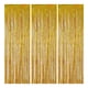 thumbnail image 1 of Paquete de 3 cortinas con flecos para decoración de fiestas, bodas, graduaciones, cumpleaños, Navidad, eventos, fiestas, suministros de 1 x 2 m, 1 of 5