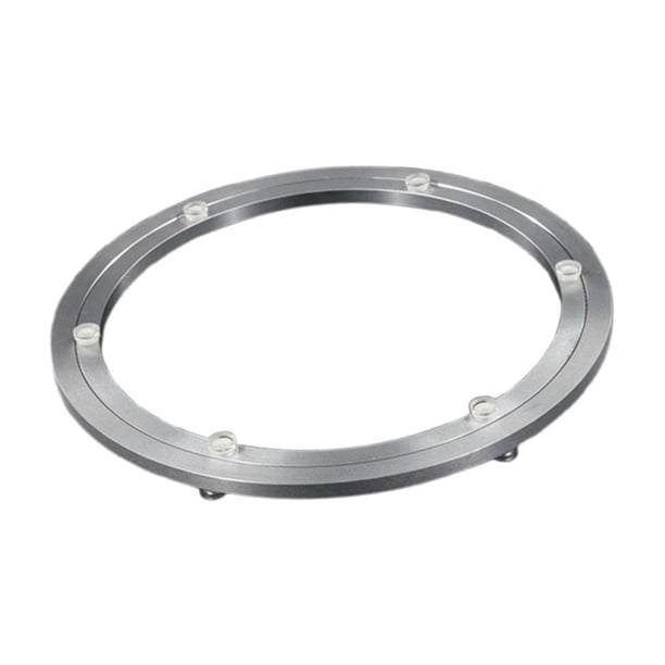Cojinete giratorio para plato giratorio, rodamiento giratorio para plato giratorio, artesanía de aleación de aluminio para bricolaje, placa giratoria, 12 pulgadas