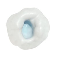 Magideal - Juguete Sensorial Fidget, Lindo Y Portátil, Regalo De Cumpleaños, Suave Para Niños Y Adultos, Adorno Con Forma De Comida, Novedoso, Relajante, Falso, Azul