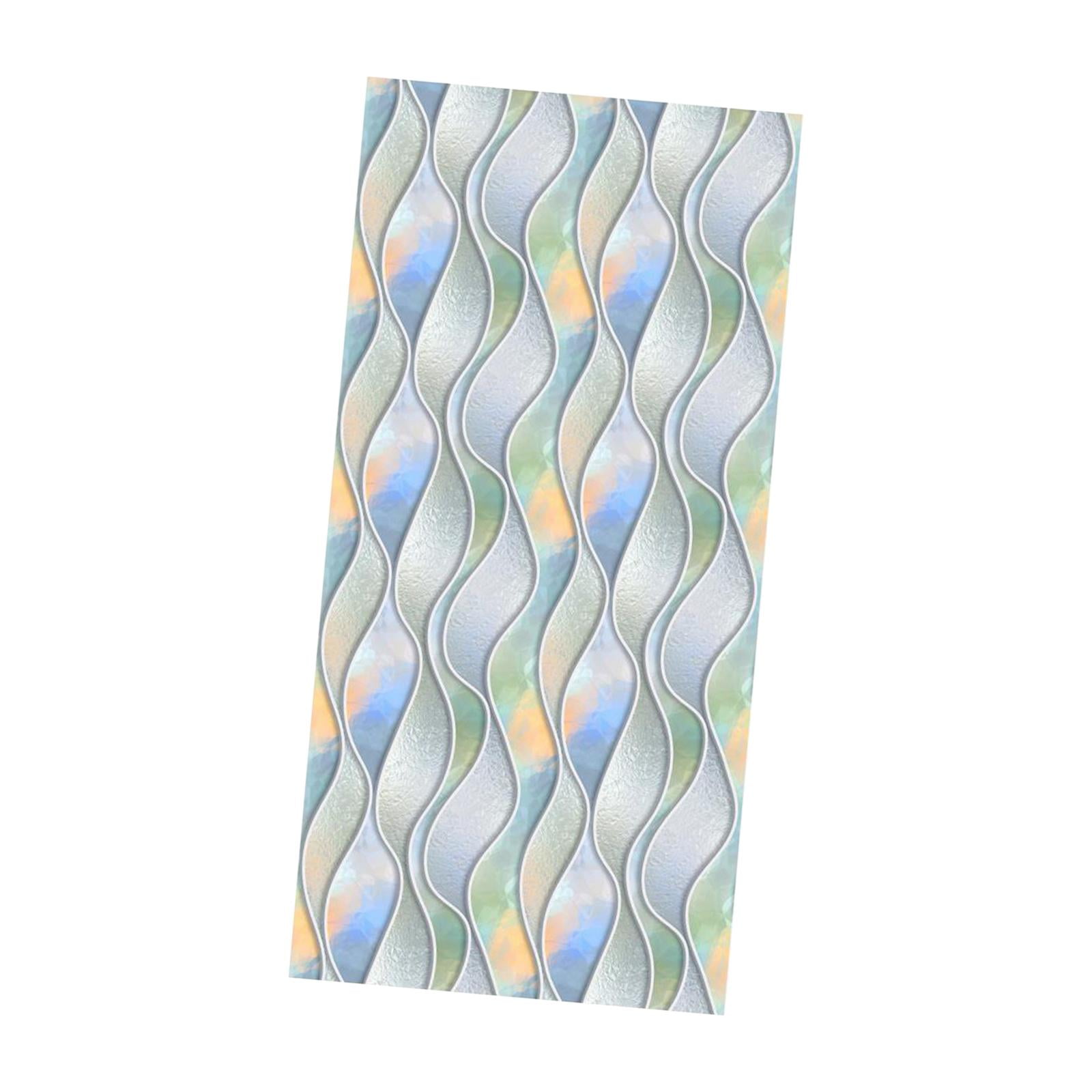 Magideal - Película De Privacidad De Ventana, S De Ventana , Vinilo De Ventana Decorativo 3d, Calcomanías De Vidrieras, De Ventana , Estilo D