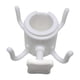 thumbnail image 3 of Soporte De Gancho Para Colgar Sombrilla De Playa Ajustable Para Toallas Camping Playa Blanco, 3 of 5
