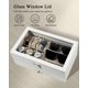 thumbnail image 4 of Caja para Relojes GUKA con 6 Compartimentos y Tapa de Cristal para Organizador de Anteojos, 4 of 6