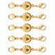 thumbnail image 3 of 5 Piezas Magnética Langosta Langosta Collar Pulsera Convertidor Cierres Oro, 3 of 3