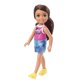 thumbnail image 1 of Muñeca Mattel Barbie Chelsea Friend con perro en monopatín de 6 pulgadas, 1 of 7