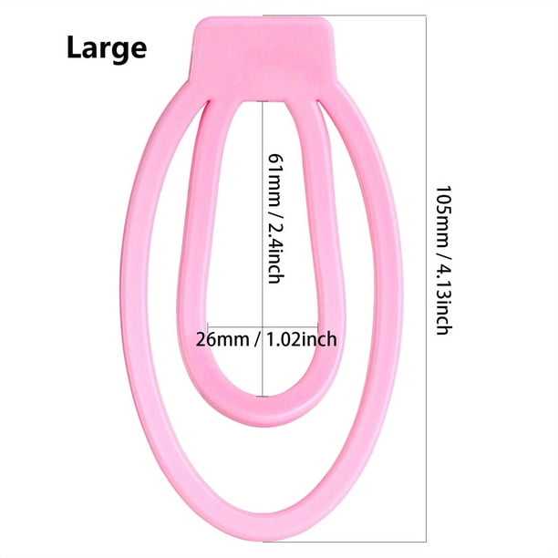 1pc Sissy Male Penis Ring Chastity Device - Adult Mimic Female Pussy Penis Training Cock Cage Clip for Enhanced Pleasure and Control