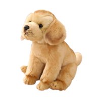 Magideal - Perro Relleno Animal Muñeca Perro Juguete Suave Acurrucarse Realista Cachorro Peluche Juguete Aniversario Boda Día De La Madre , Labrador
