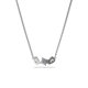 thumbnail image 5 of Collar con colgante Mesmera de Swarovski con piedras azules y transparentes, 5 of 6