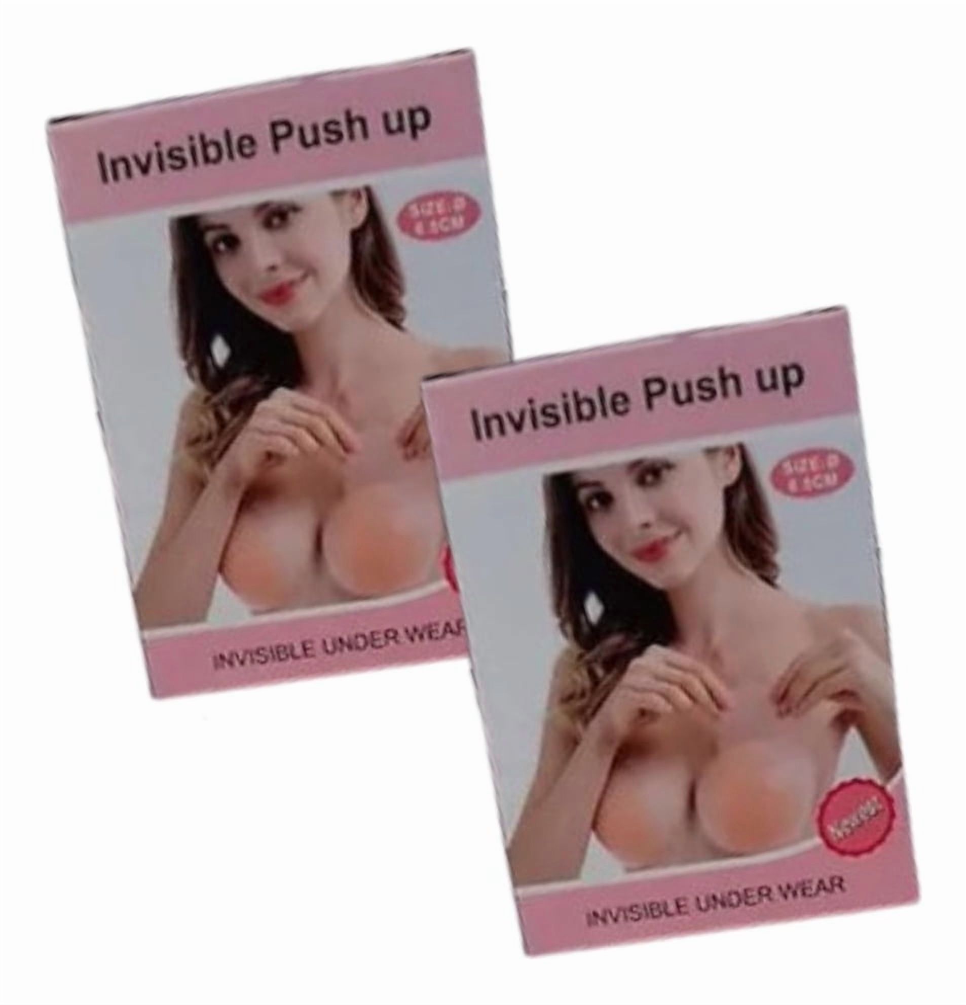 Genérico - Set 5 Levanta Busto Invisible Silicona Cubre Pezón Jhn