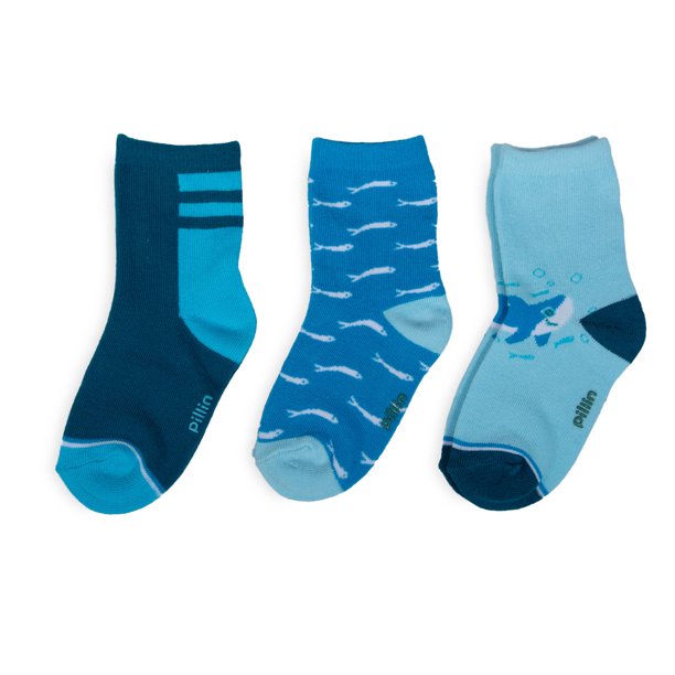 Pack de 3 Calcetines Bebé Niño Algodón Diseño Marino Surtido Pillin