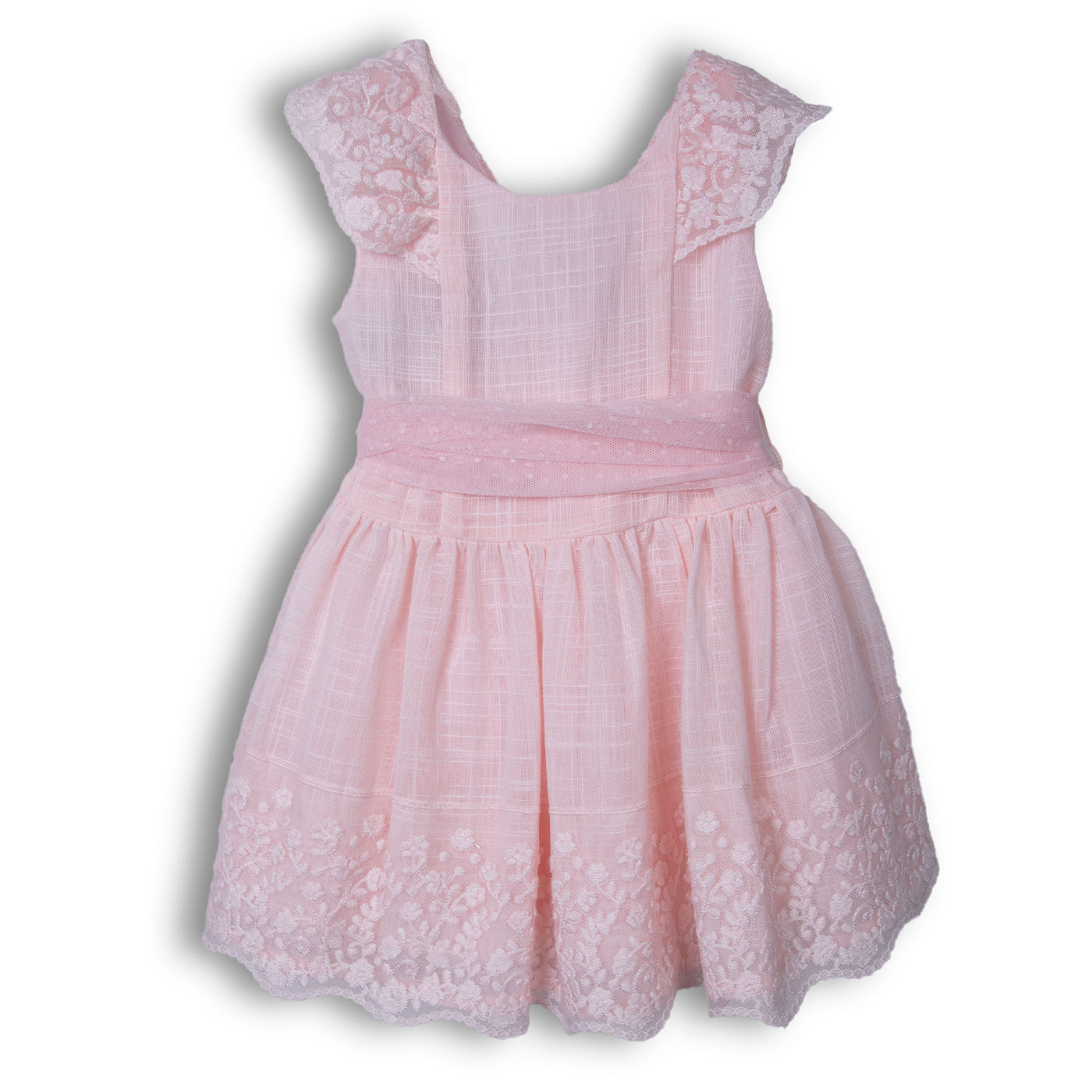 Vestido Bebé Niña Rosado Pillin