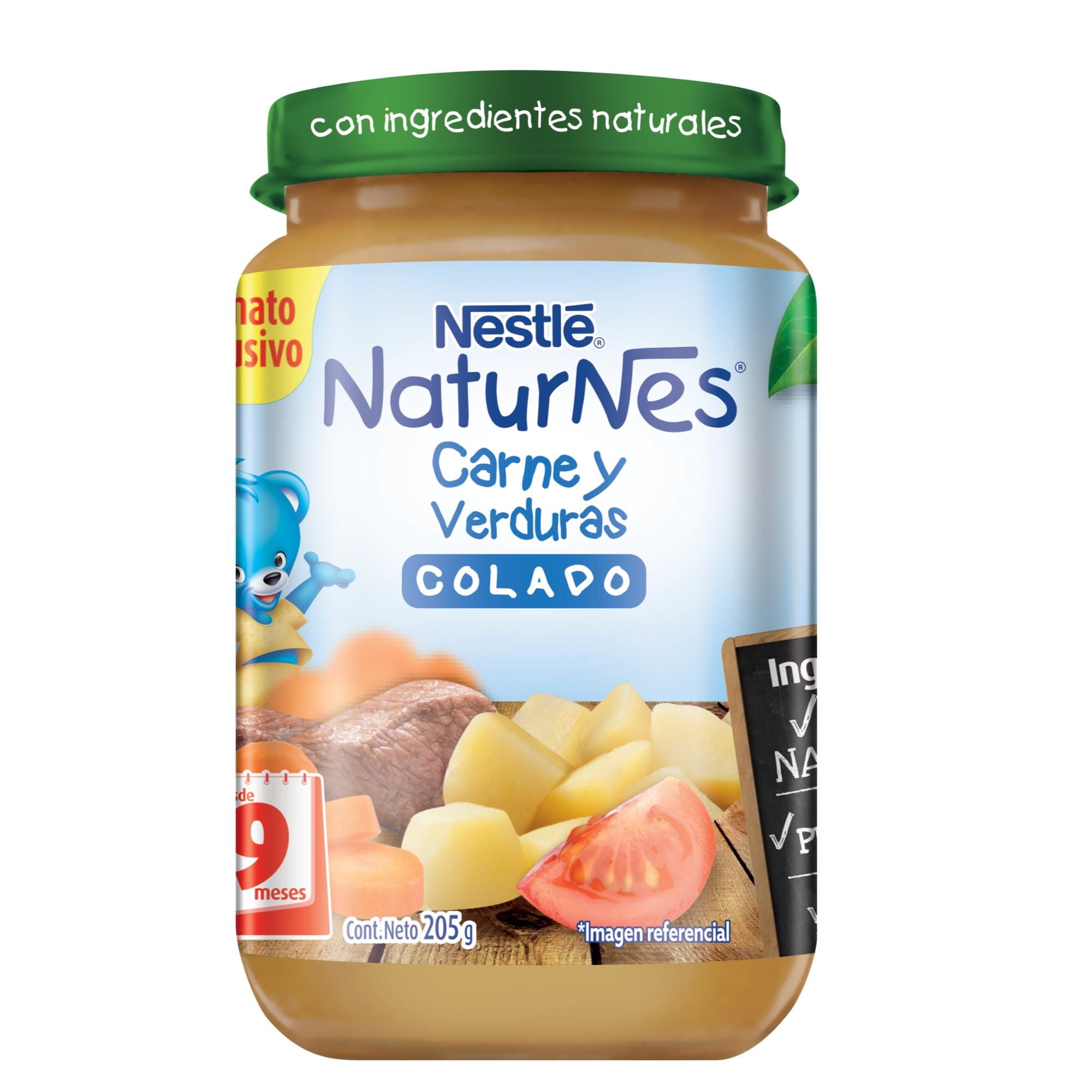 Colado Carne Y Verdura 205 g Nestlé Naturnes