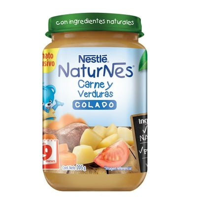 Colado Carne Y Verdura 205 G Nestlé Naturnes