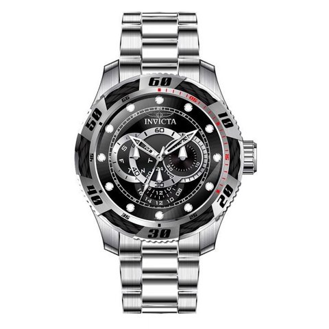 Reloj Digital Invicta Speedway Gmt Negro Hombre