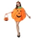 thumbnail image 1 of Disfraz CLOOOUDS con forma de calabaza para Halloween, adulto, con sombrero y bolsa, unisex, 1 of 5
