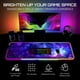 thumbnail image 2 of Tapete para mouse gamer Gerlos RGB extendido con LED para escritorio 80 x 30 cm, 2 of 8