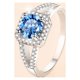 thumbnail image 5 of Anillos de Boda de Moissanita 1 Uds Corte Redondo Color D VVS1 Anillos de Diamante de Plata Esterlina S925 Anillos de Compromiso Aniversario Promesa de Moissanita para Mujer con Certificado, 5 of 9