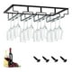 thumbnail image 1 of Estante Colgador Porta Copas De Vino Repisa Bar 40CM*22.5Cm negro, 1 of 6