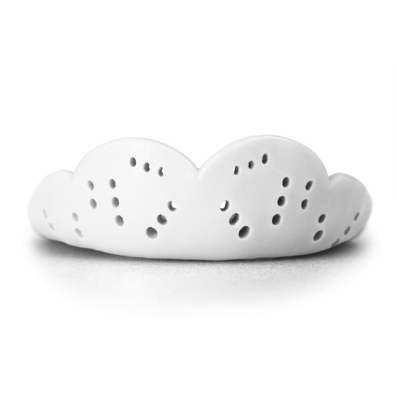 Protector bucal SISU Max Snow White de 2,4 mm de grosor para deportes de impacto